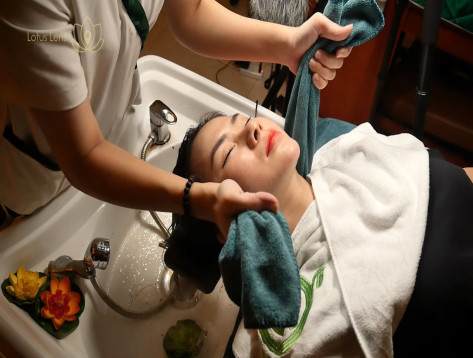 Gội đầu dưỡng sinh tại Tâm An Spa: Tái sinh mái tóc, thư giãn tinh thần